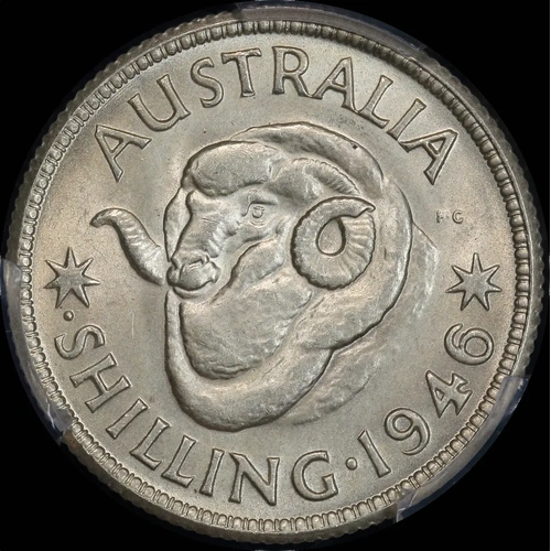 1946-P Shilling Choice Unc (PCGS MS64)
