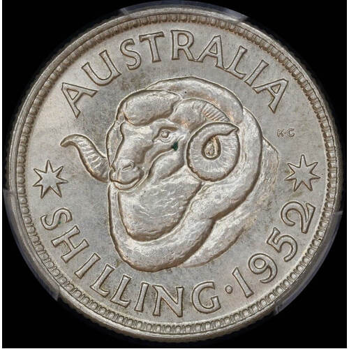1952 Shilling Choice Unc (PCGS MS64)