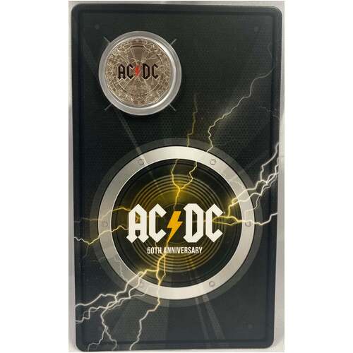 2023 Coloured 50 Cent Uncirculated Coin AC/DC