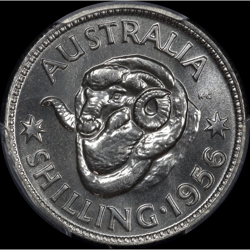 1956 Melbourne Proof Shilling PCGS PR66