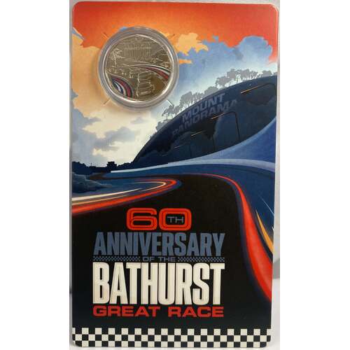 2023 Coloured 50 Cent Uncirculated Coin - 60th Anniversary of Bathurst