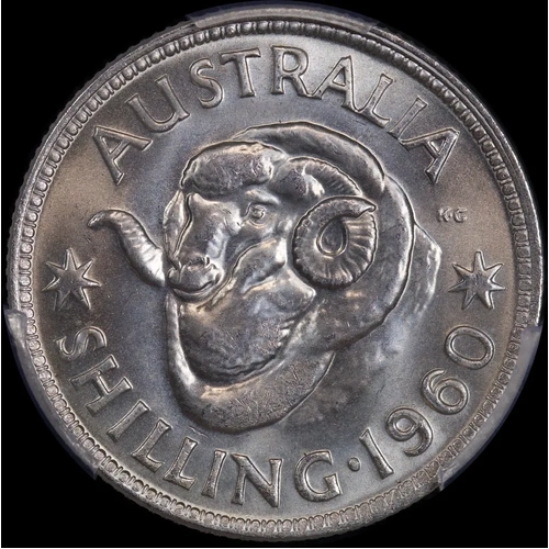 1960 Shilling Choice Unc (PCGS MS63)