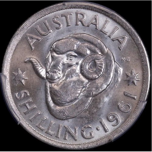 1961 Shilling Choice Unc (PCGS MS64)