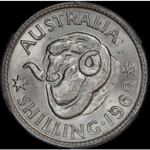 1962 Shilling Gem Unc (PCGS MS65)