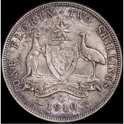 1910 Florin about Unc