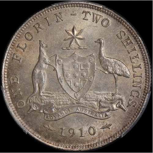 1910 Florin Choice Unc (PCGS MS63)