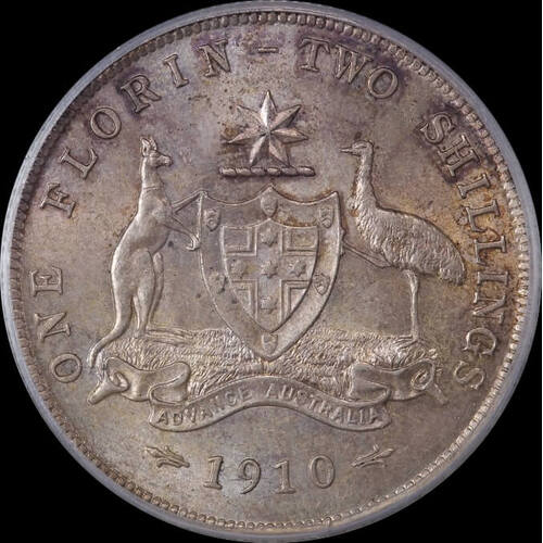 1910 Florin Choice Unc (PCGS MS64)