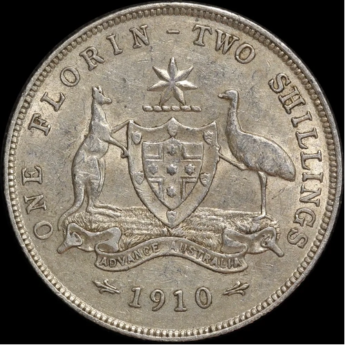 1910 Florin Very Fine