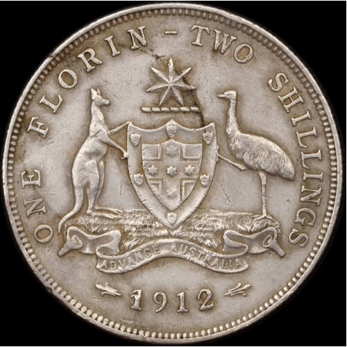 1912 Florin good VF