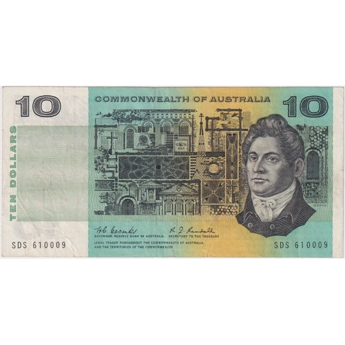 1967 $10 Note Coombs/Randall R302 good VF