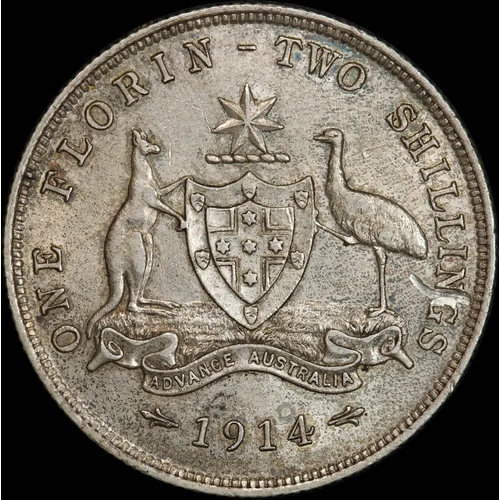 1914 Florin Very Fine