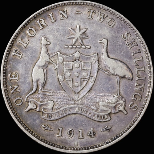 1914-H Florin Fine