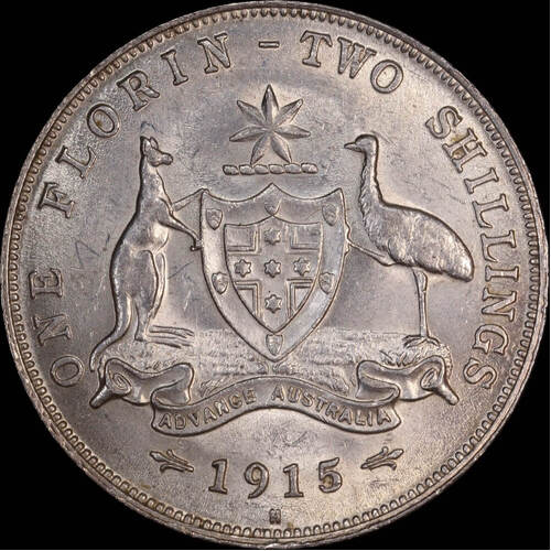 1915-H Florin Extremely Fine