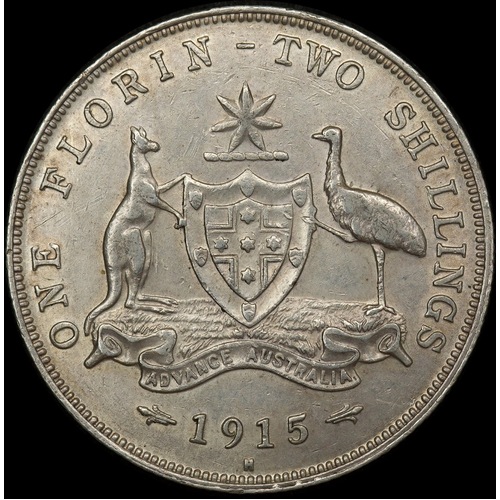 1915-H Florin good VF