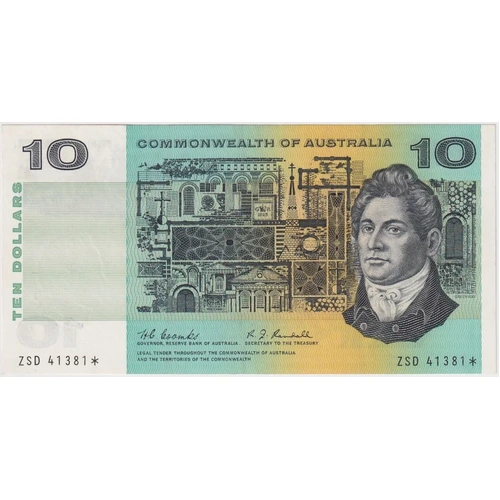 1967 $10 Note Star Note Coombs/Randall R302S good EF