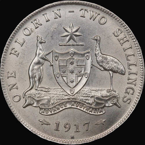 1917 Florin Uncirculated