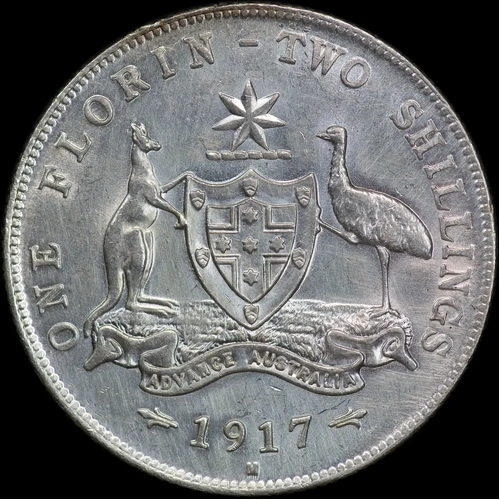 1917 Florin Uncirculated