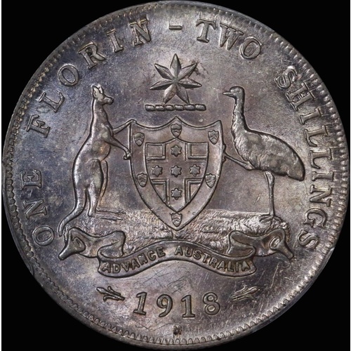 1918 Florin Unc (PCGS MS61)