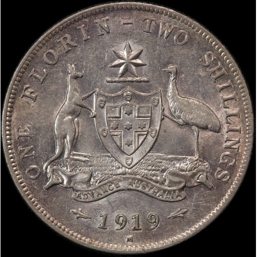 1919 Florin Extremely Fine