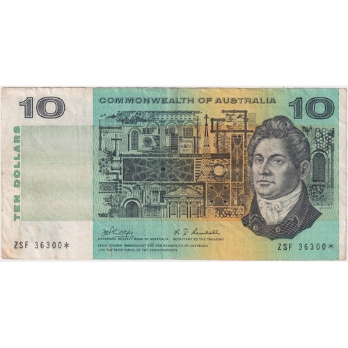 1968 $10 Note Star Note Phillips/Randall R303S about VF