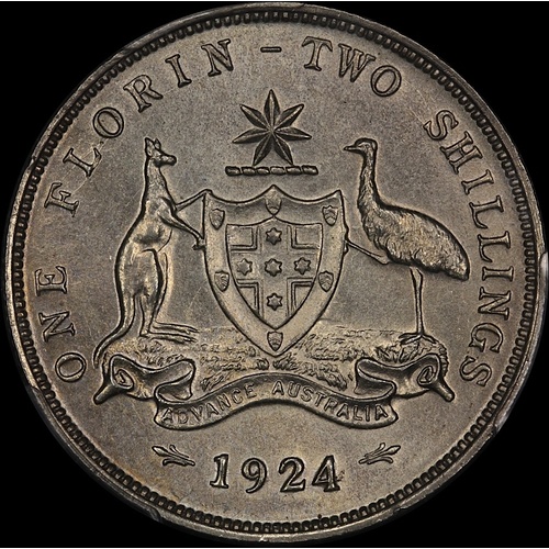 1924 Florin Choice Unc (PCGS MS63)