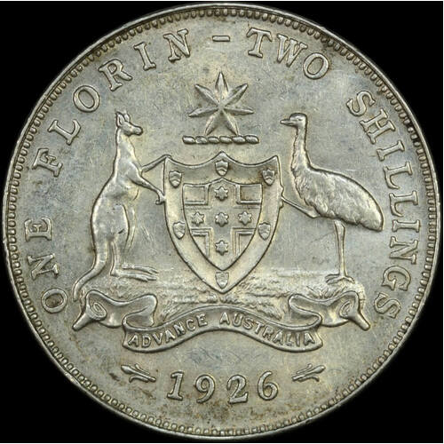 1926 Florin good EF