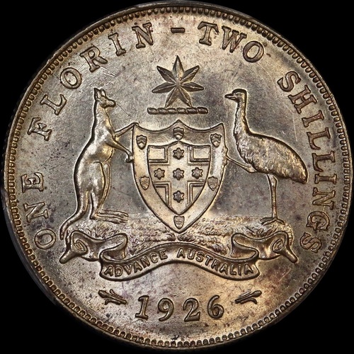 1926 Florin Unc (PCGS MS61)