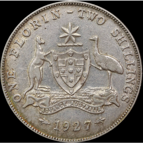 1927 Florin about EF