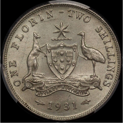 1931 Florin PCGS MS63