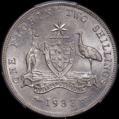 1933 Florin Choice Unc (PCGS MS63)