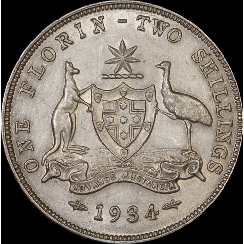 1934 Florin Extremely Fine