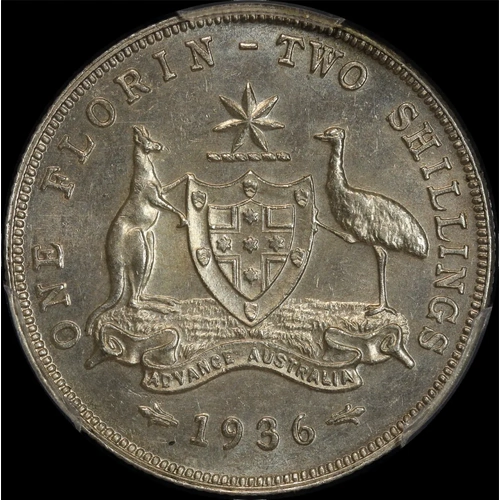 1936 Florin Uncirculated (PCGS MS61)