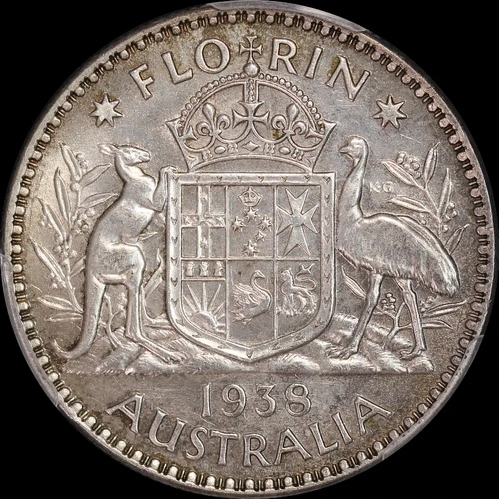 1938 Florin Unc (PCGS MS62)