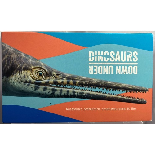 2022 1 Dollar 4 Coin Mintmark & Privy Mark Set Dinosaurs Down Under