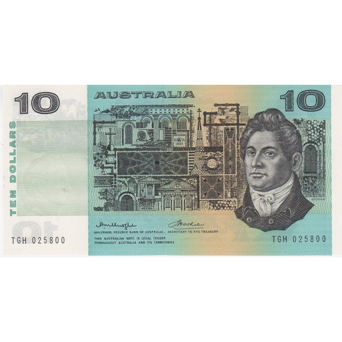 1976 $10 Note Gothic Serials Centre Thread Knight/Wheeler R306A Uncirculated