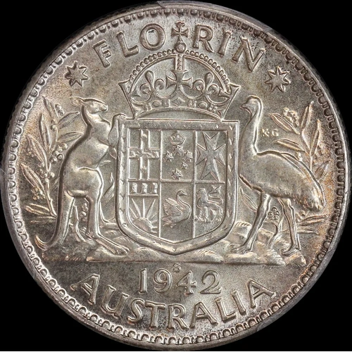 1942-S Florin Choice Unc (MS63)