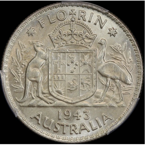 1943 Florin Choice Unc (PCGS MS63)