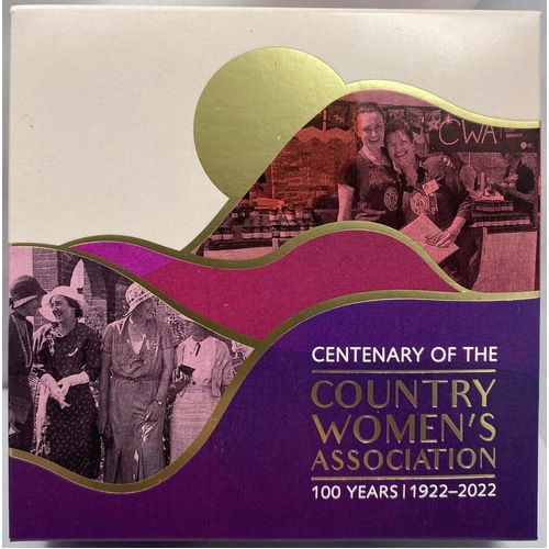 2022 Silver 1 Dollar Selectively Gold Plated Proof Coin Country Women's Association