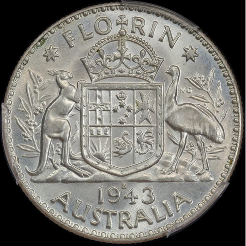 1943-S Florin Choice Unc (PCGS MS63)