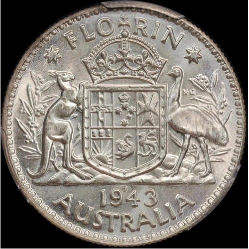 1943-S Florin Choice Unc (PCGS MS64)