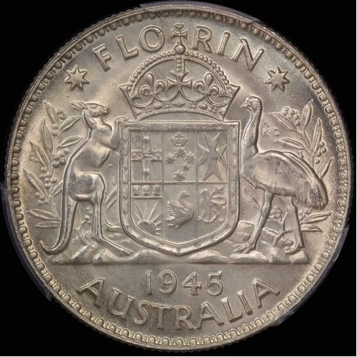 1945 Florin Choice Unc (PCGS MS63)