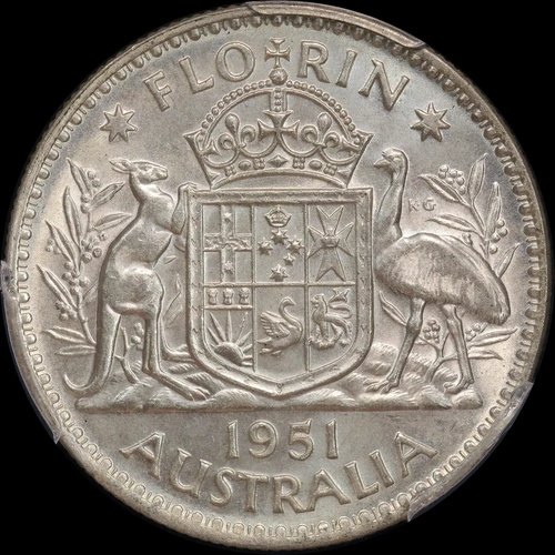 1951 Florin Choice Unc (PCGS MS63)
