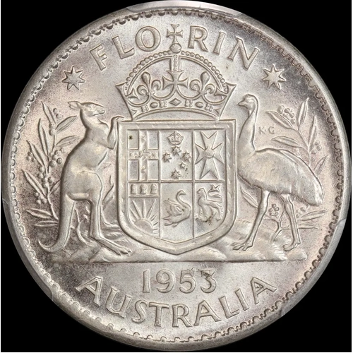 1953 Florin Choice Unc (PCGS MS63)