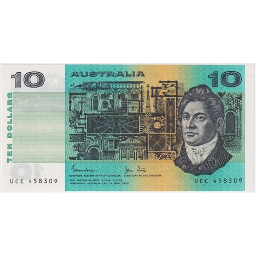 1983 $10 Note Johnston/Stone UCC Last Prefix R308L Uncirculated