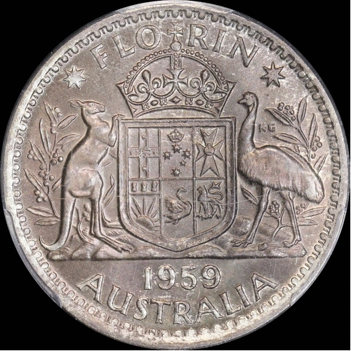 1959 Florin Choice Unc (PCGS MS64)