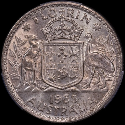 1963 Florin Choice Unc (PCGS MS64)