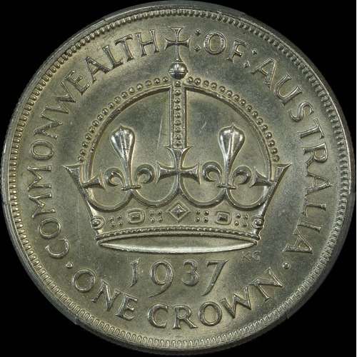 1937 Crown PCGS AU58