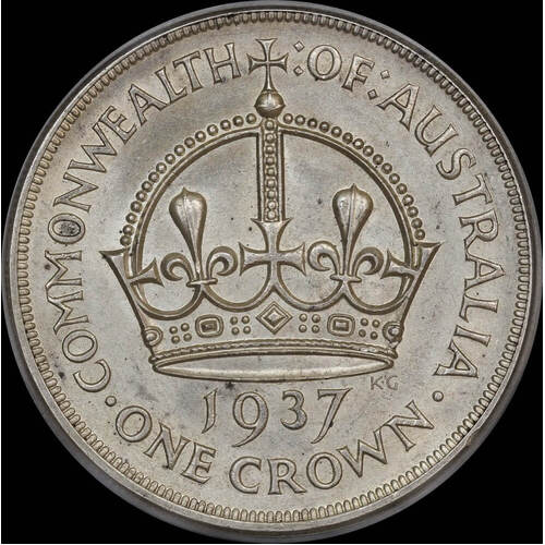 1937 Crown Unc (PCGS MS60)