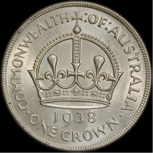 1938 Crown about Unc