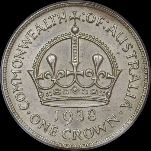 1938 Crown Unc (PCGS MS61)